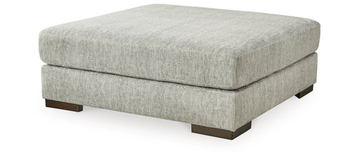 Ashley Regent Park Pewter Oversized Accent Ottoman
