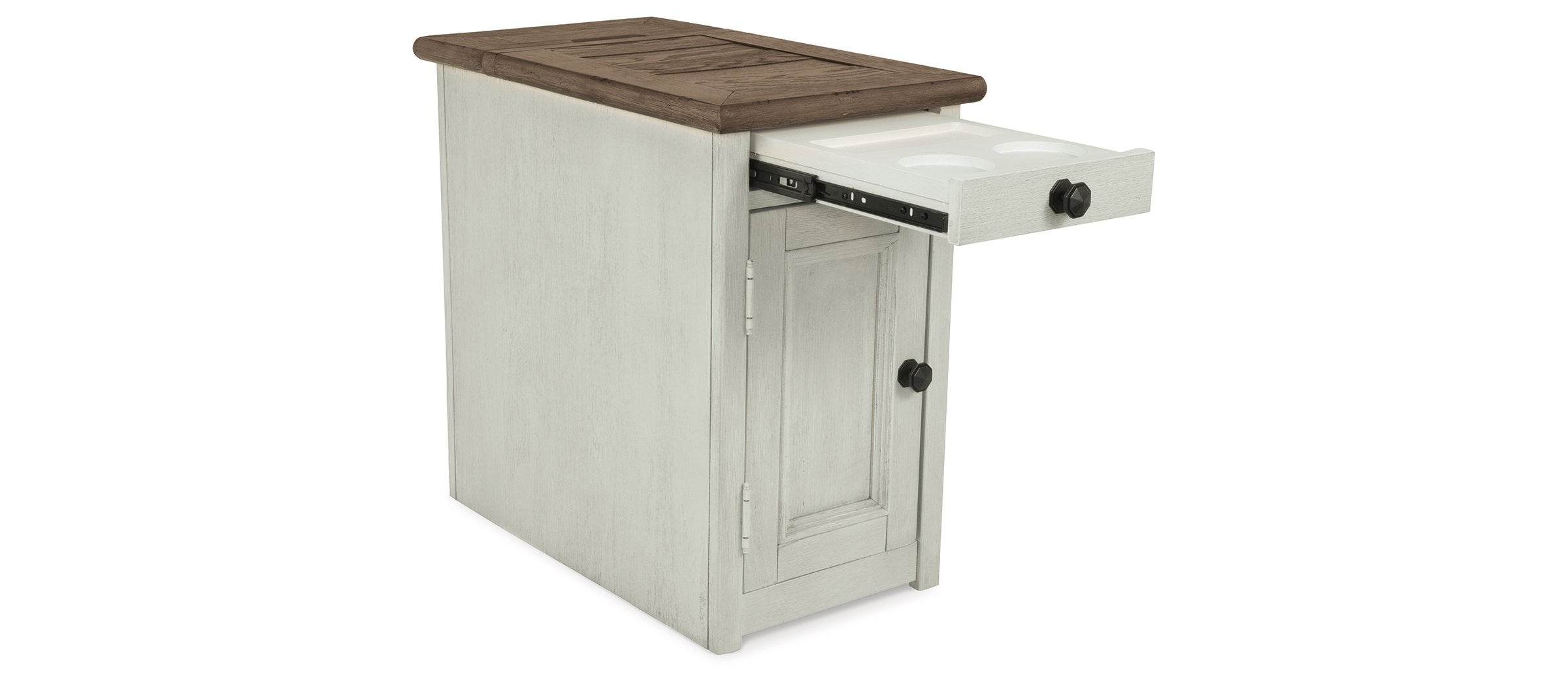 Ashley Bolanburg Antique White & Gray Chair Side Table | Furniture