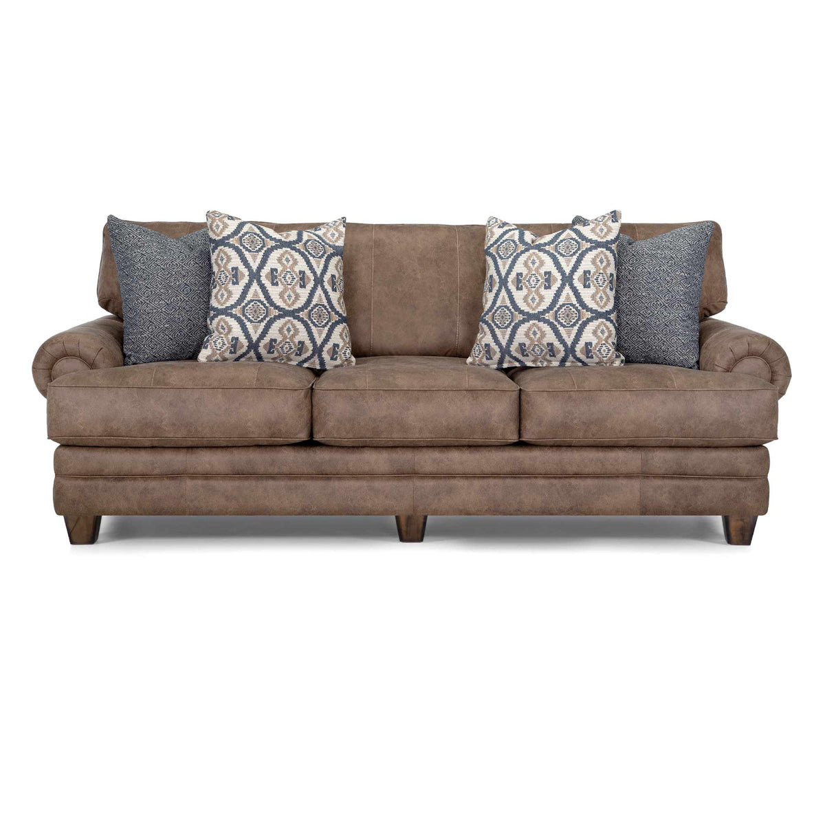 Franklin Sicily 95740 Chief Hazelnut 1916-18 fabric sofa, front view