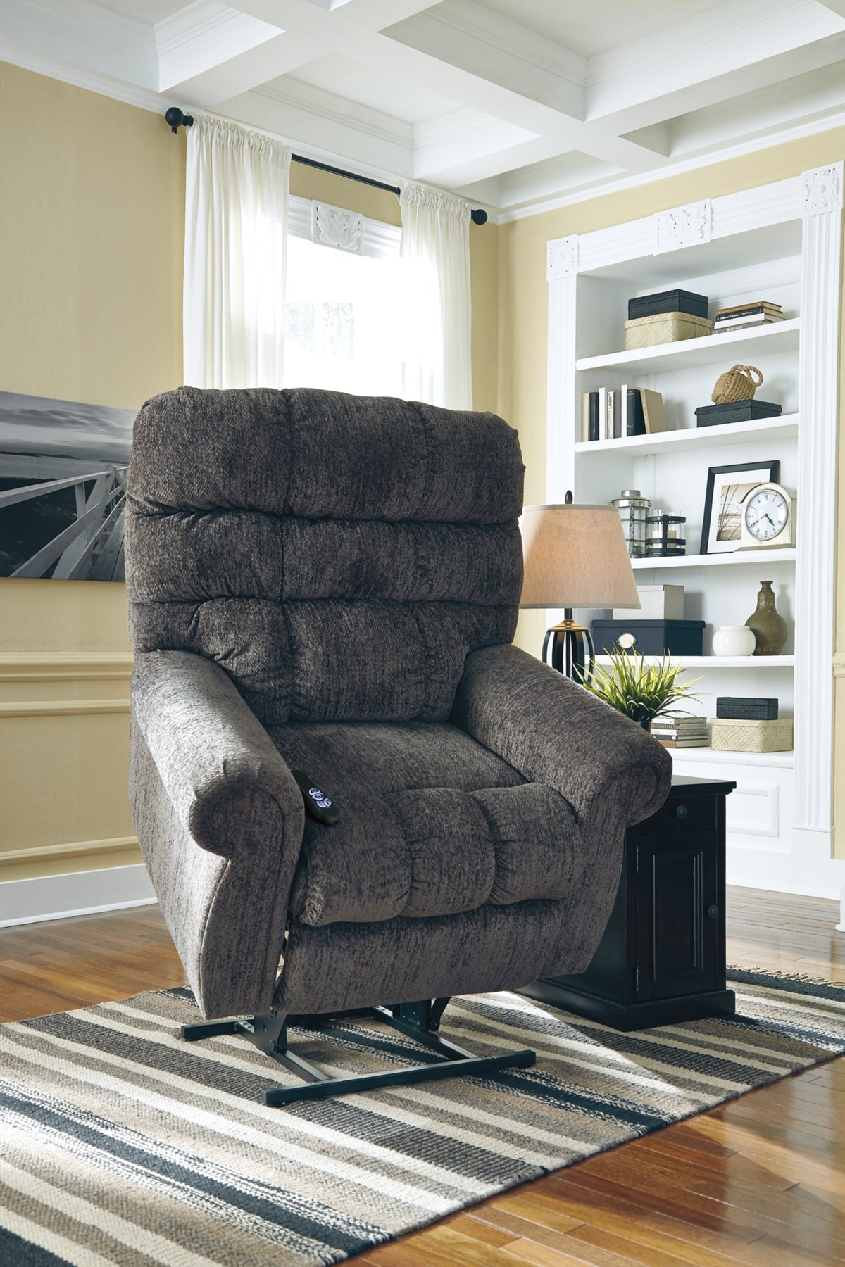 Ashley Ernestine Power Lift Recliner