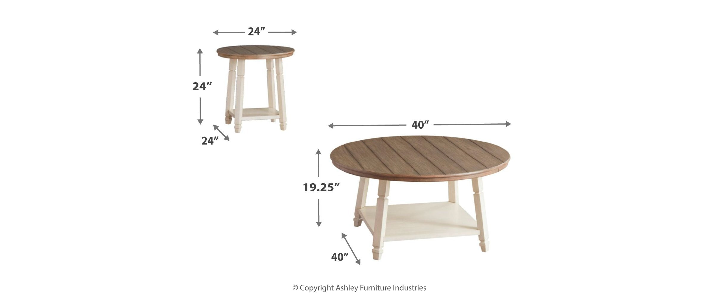 Bolanbrook Table (Set of 3)