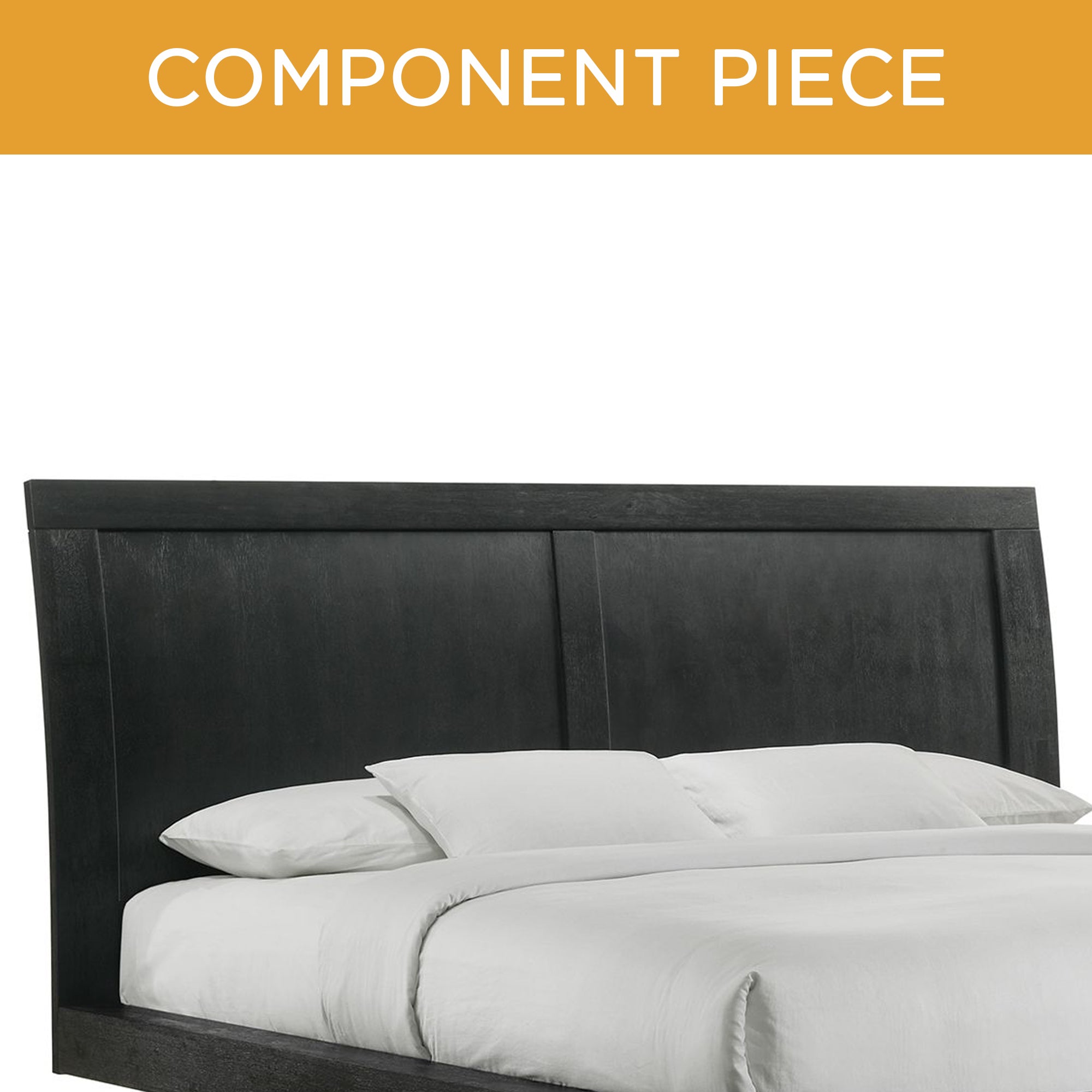 Elements International Allan Black king bed