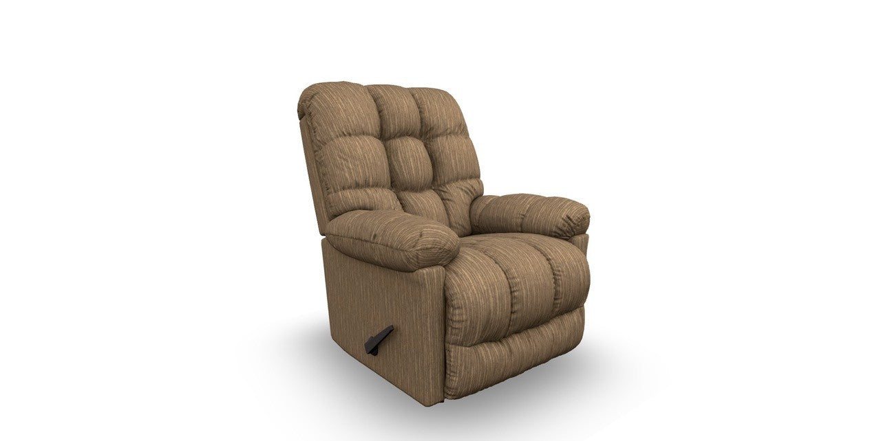 Best Home Furnishings Tan Fabric Rocker Recliner