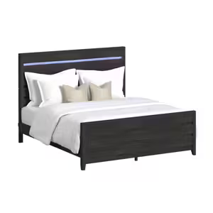 Elements International Tobias Black 6-Drawer Dresser
