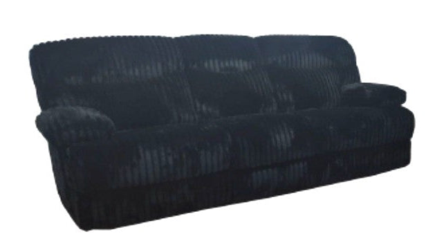 Elements International Admiral Masis Black Corduroy Power Reclining
