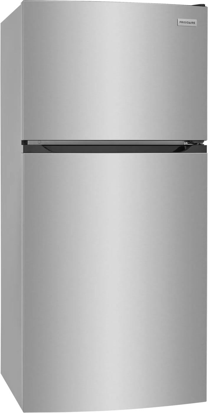 Frigidaire FFHT1425VV stainless-look top-freezer refrigerator, exterior view