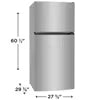Frigidaire Top Freezer Refrigerator - Stainless Steel — image 2