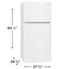 Frigidaire FFHT1425VW Refrigerator - White — image 2