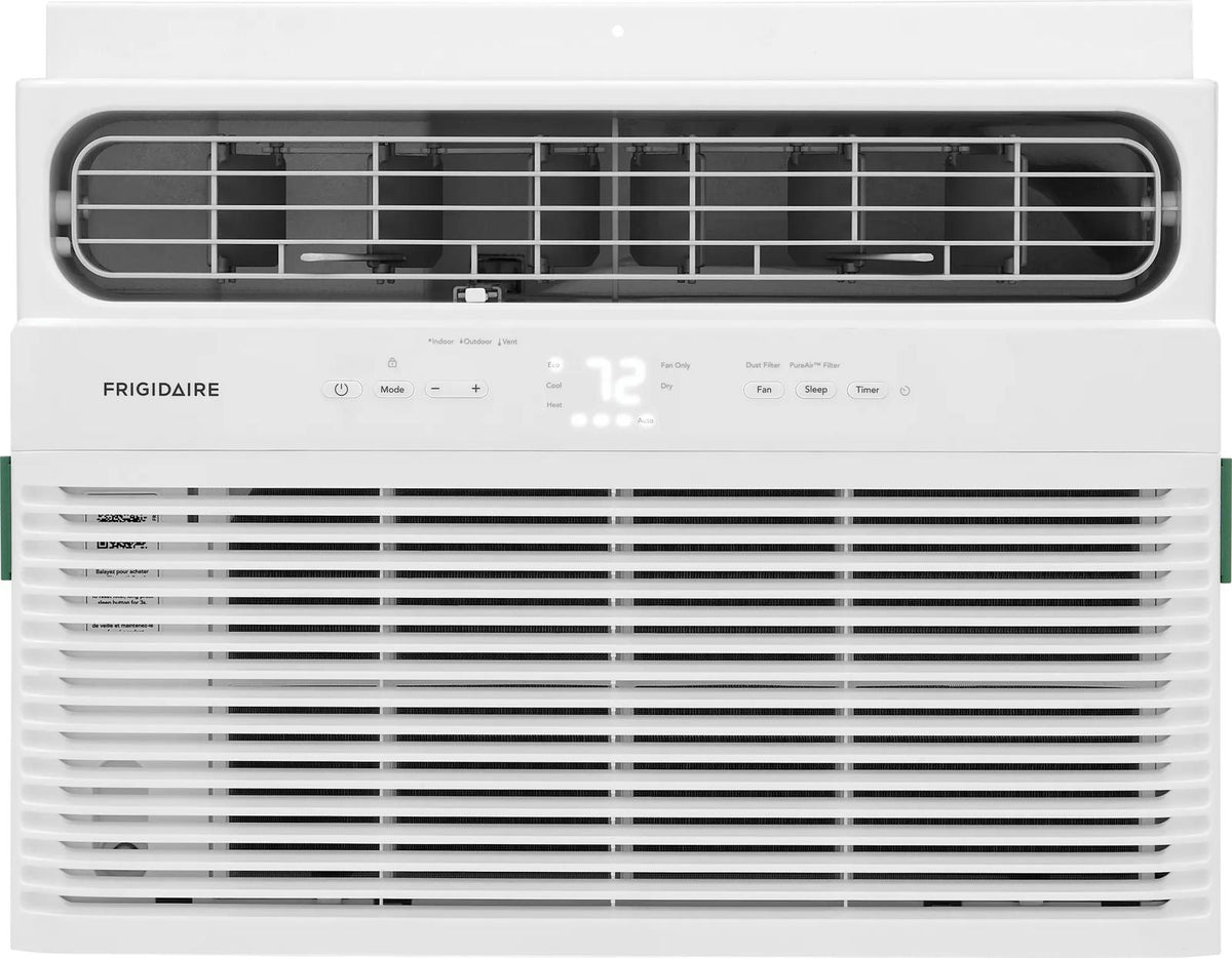Frigidaire FHWH084WB1 White 8,000 BTU window air conditioner with supplemental heat — manufacturer photo