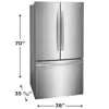 Frigidaire French Door Refrigerator - Stainless Steel — image 2