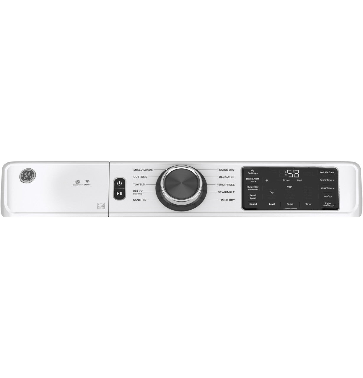 GE Appliances Full-Size Front Load Dryer - White — image 2