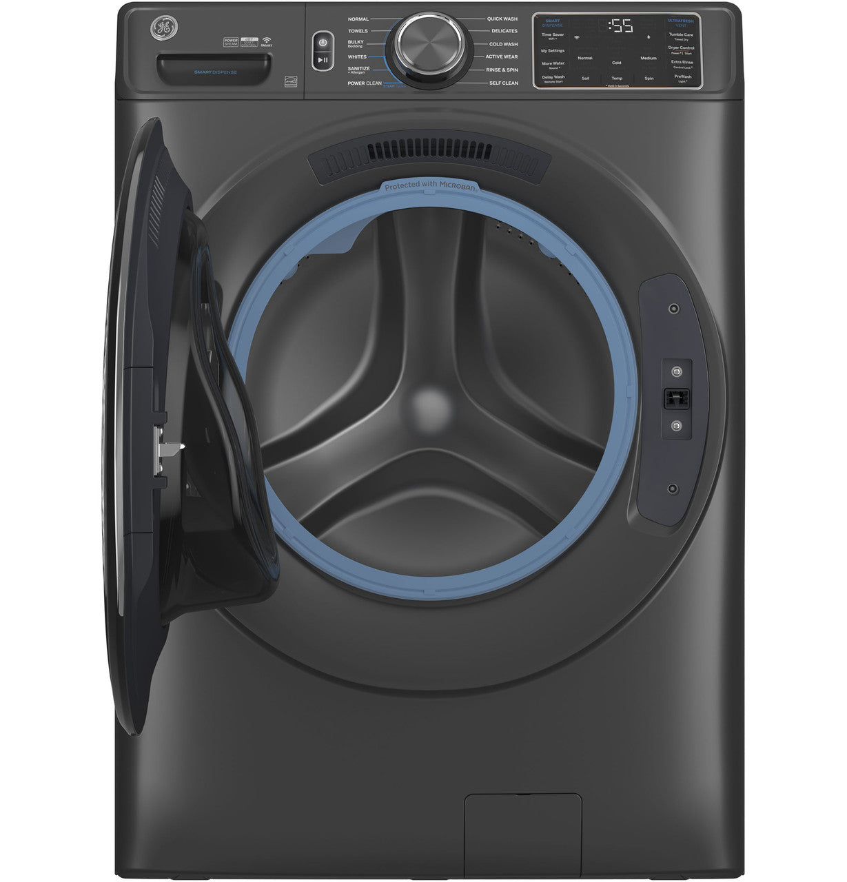 GE Appliances Front Load Washer - Sapphire Blue — image 3