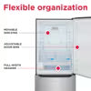 GE Appliances 20 Cu. Ft. Bottom Freezer Refrigerator - Stainless Steel — view 4