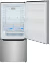 GE Appliances 20 Cu. Ft. Bottom Freezer Refrigerator - Stainless Steel — view 5
