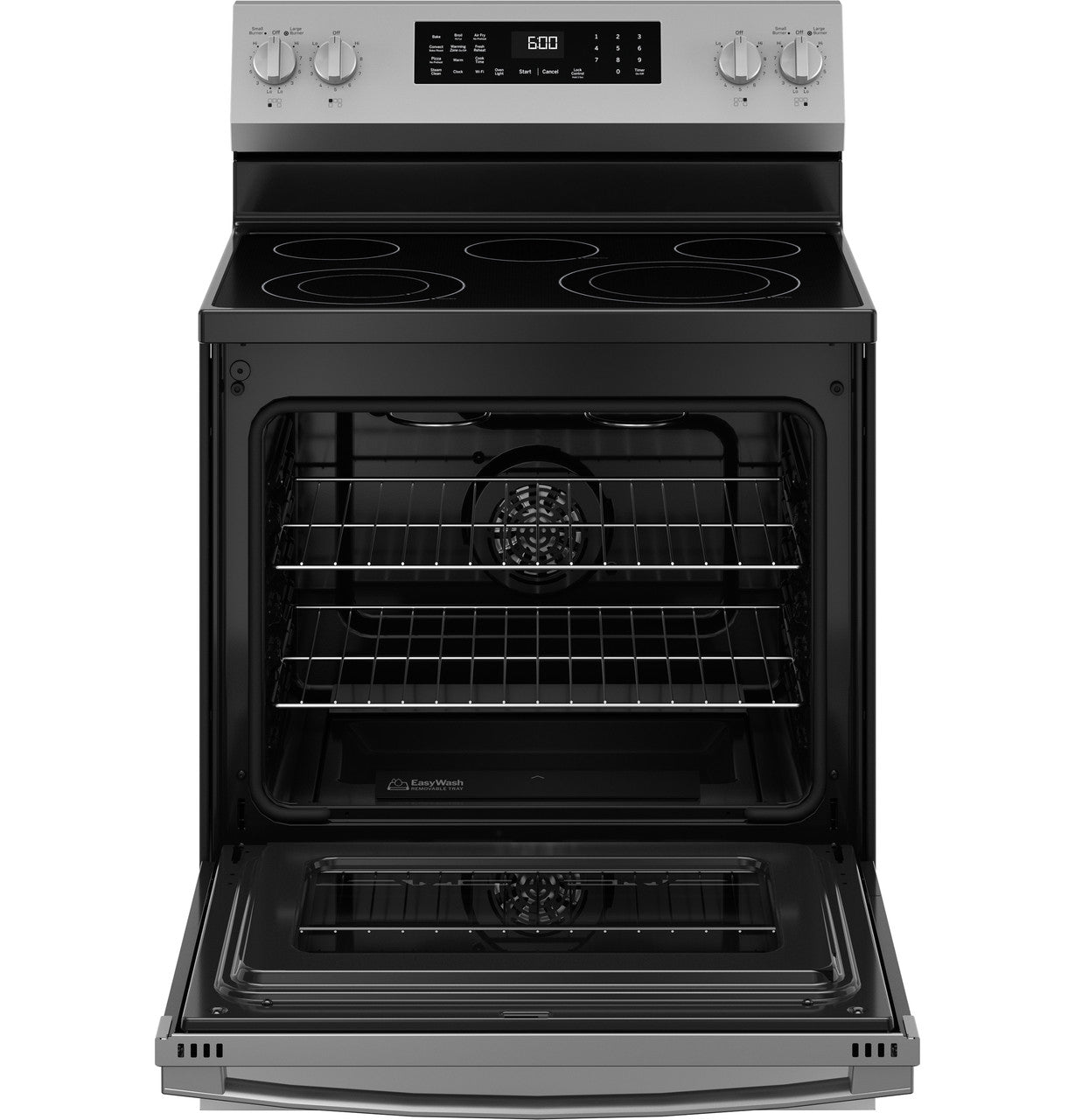 GE Appliances Freestanding Electric Convection Range - Stainless Steel — image 3