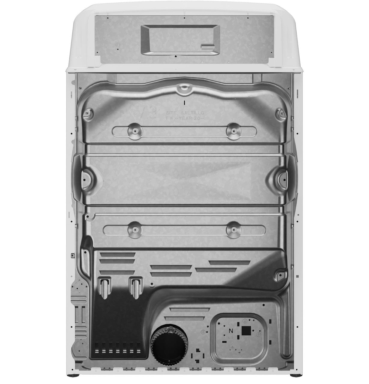 GE Appliances GTD48EASWWB Electric Dryer - White — image 3