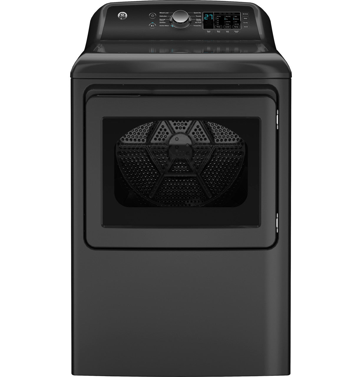 GE Appliances GTD58EBPVDG Electric Front Load Dryer - Dark Gray