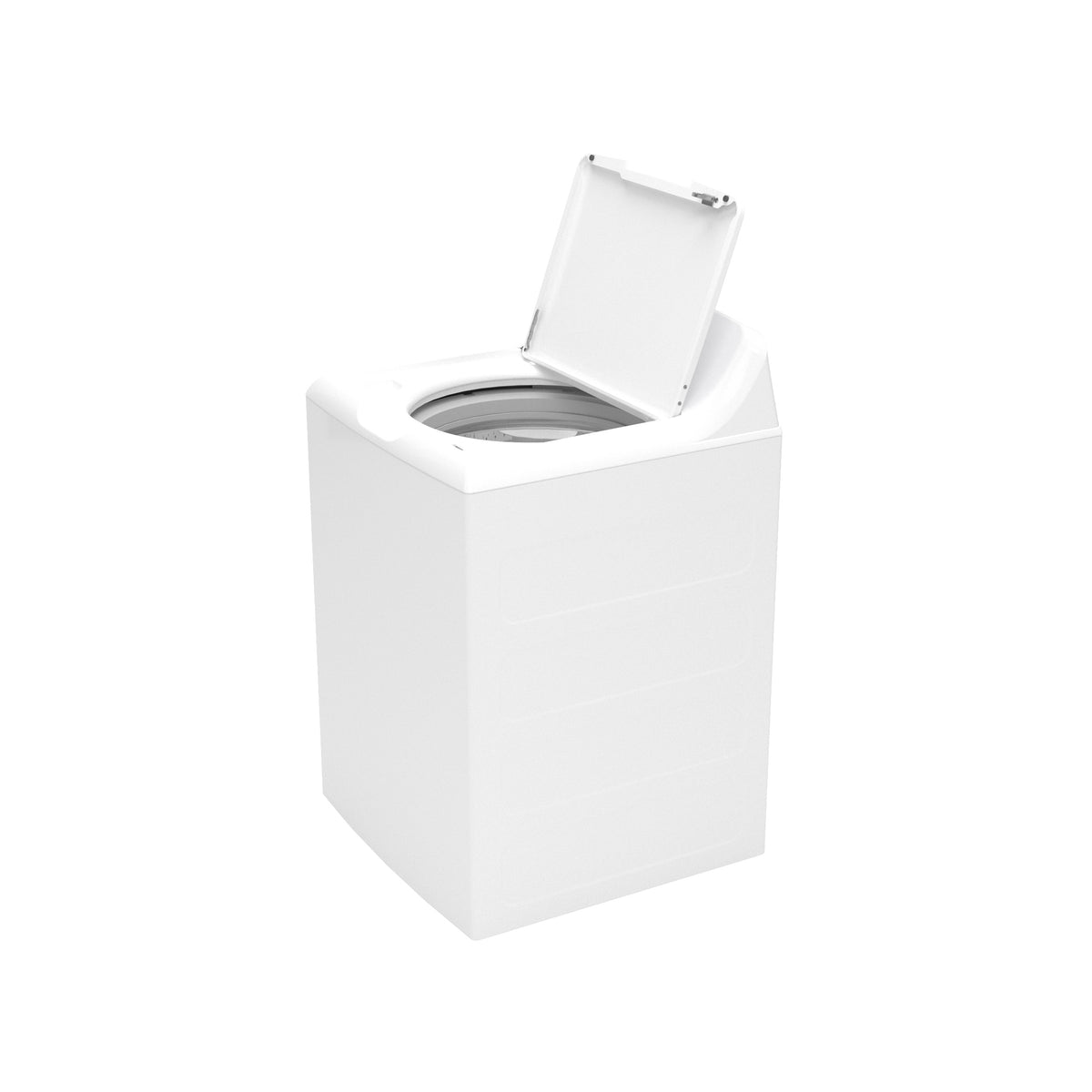 Hotpoint HTW265ASWWW washer with lid open