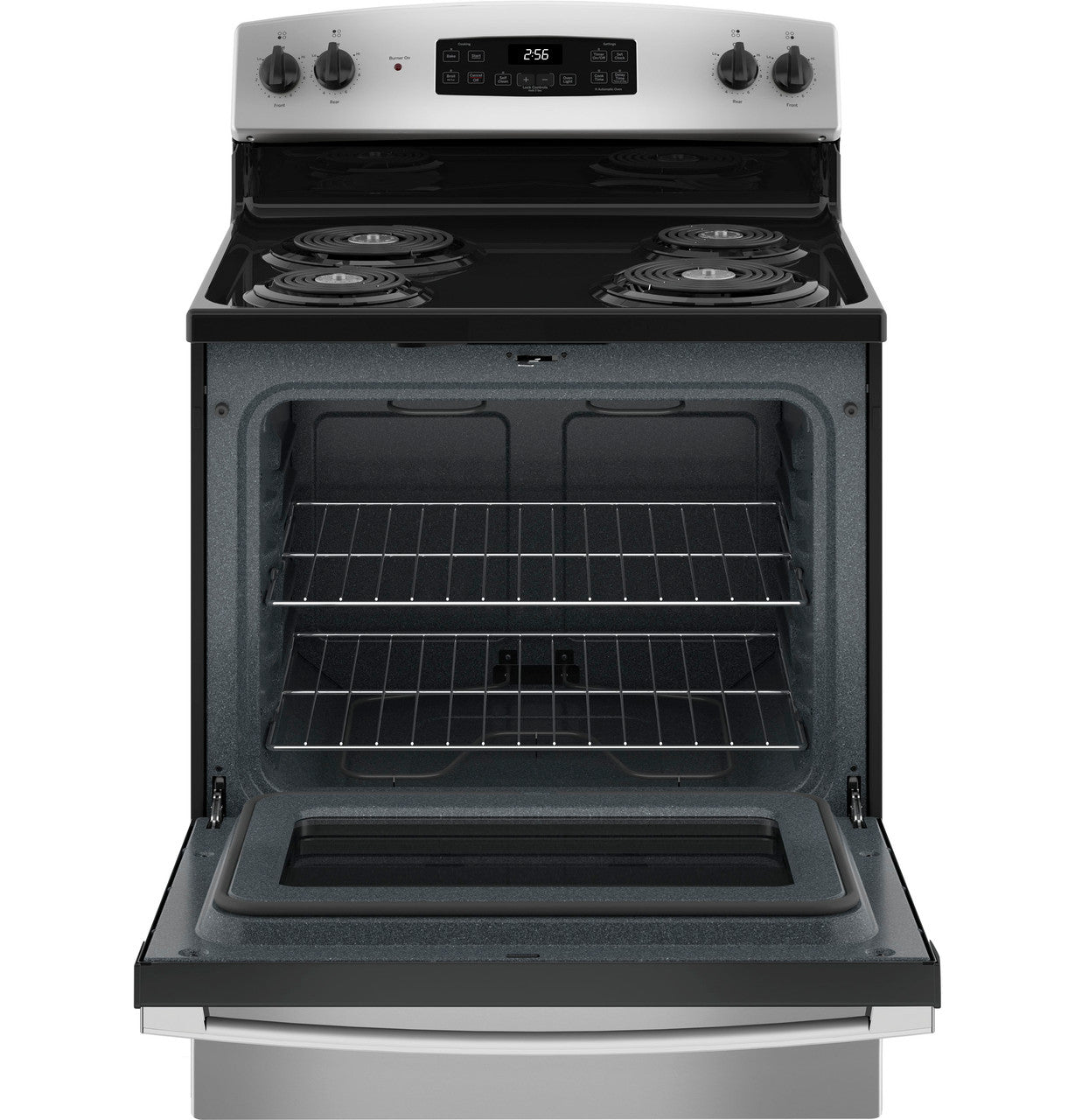 GE Appliances JB256RT Freestanding Electric Range - Stainless Steel