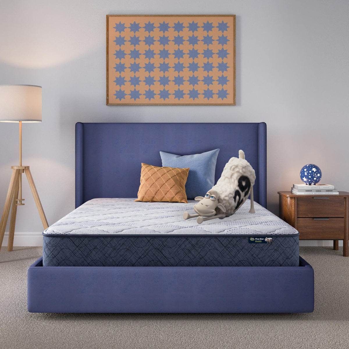 Serta Perfect Day 10-Inch Medium Mattress in a bedroom setting