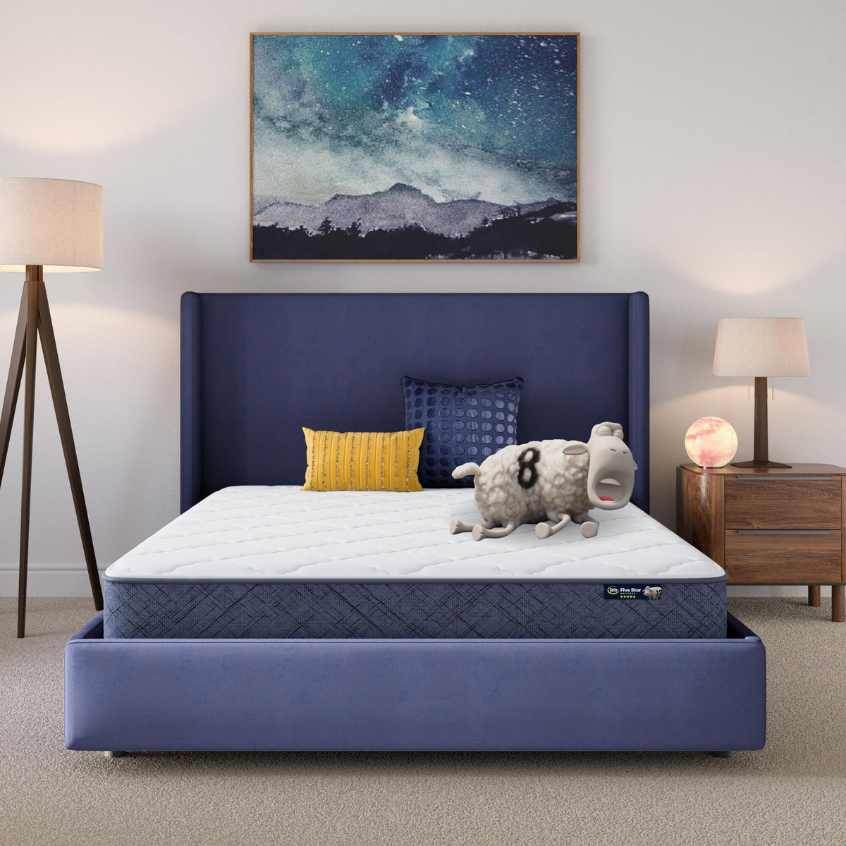 Serta Perfect Day 8-Inch Medium Mattress in a bedroom setting