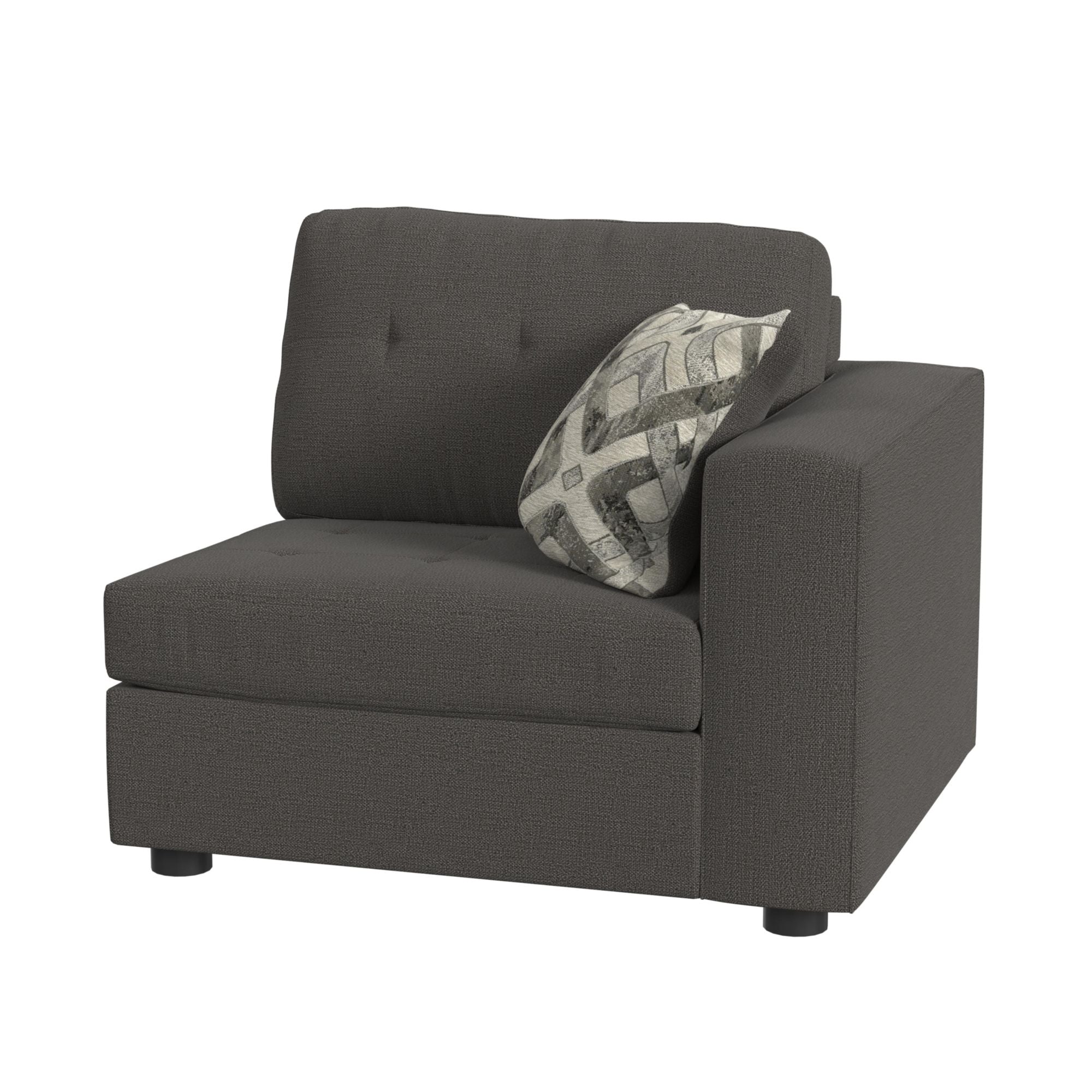 Elements International Options One Palmer Plus Ash sectional chair