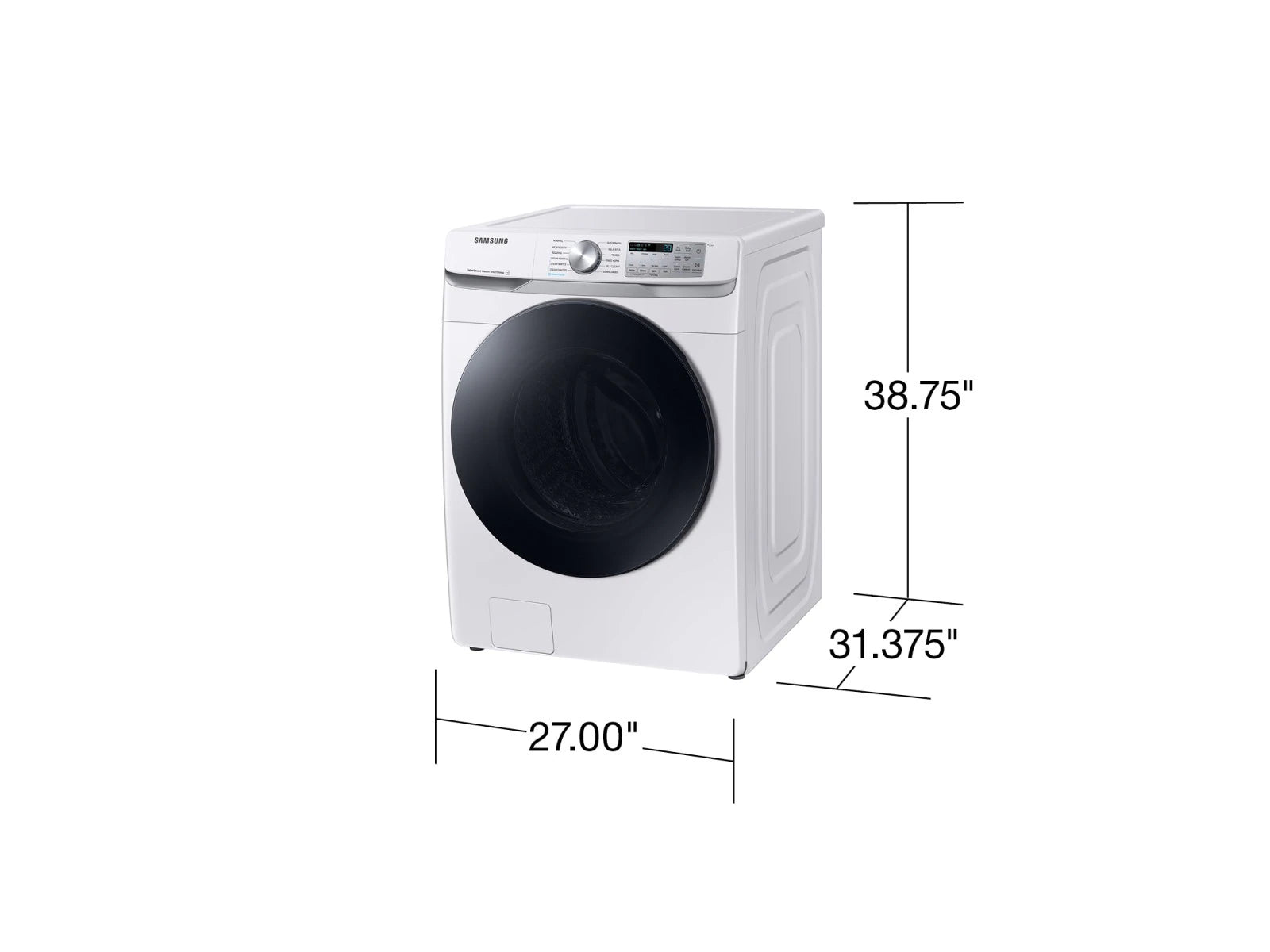 Samsung 4.5 Cu. Ft. Front Load Washer - White — image 2