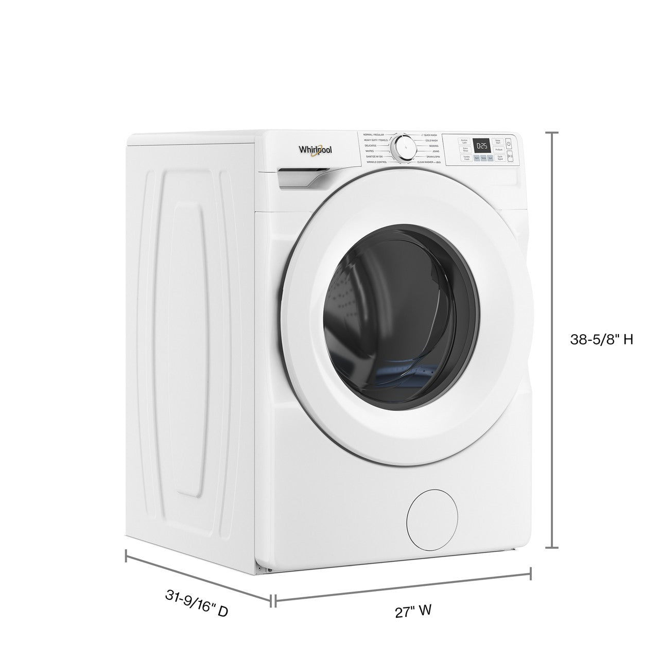 Whirlpool 4.5 Cu. Ft. Front Load Washer - White — image 2