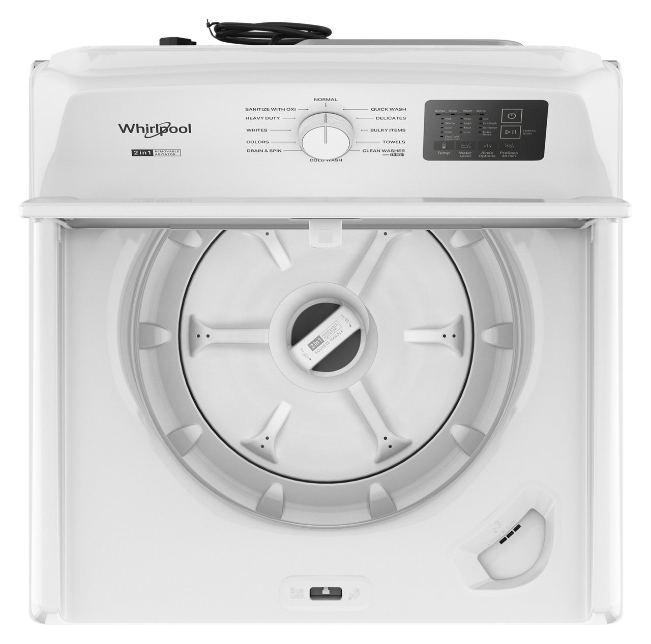 Whirlpool 4.3 Cu. Ft. Flexible Capacity Top Load Washer - White — image 3