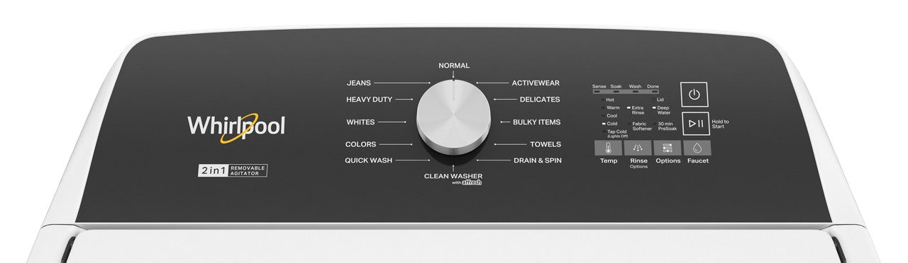 Whirlpool 5.5 Cu. Ft. Top Load Washer - White — image 3