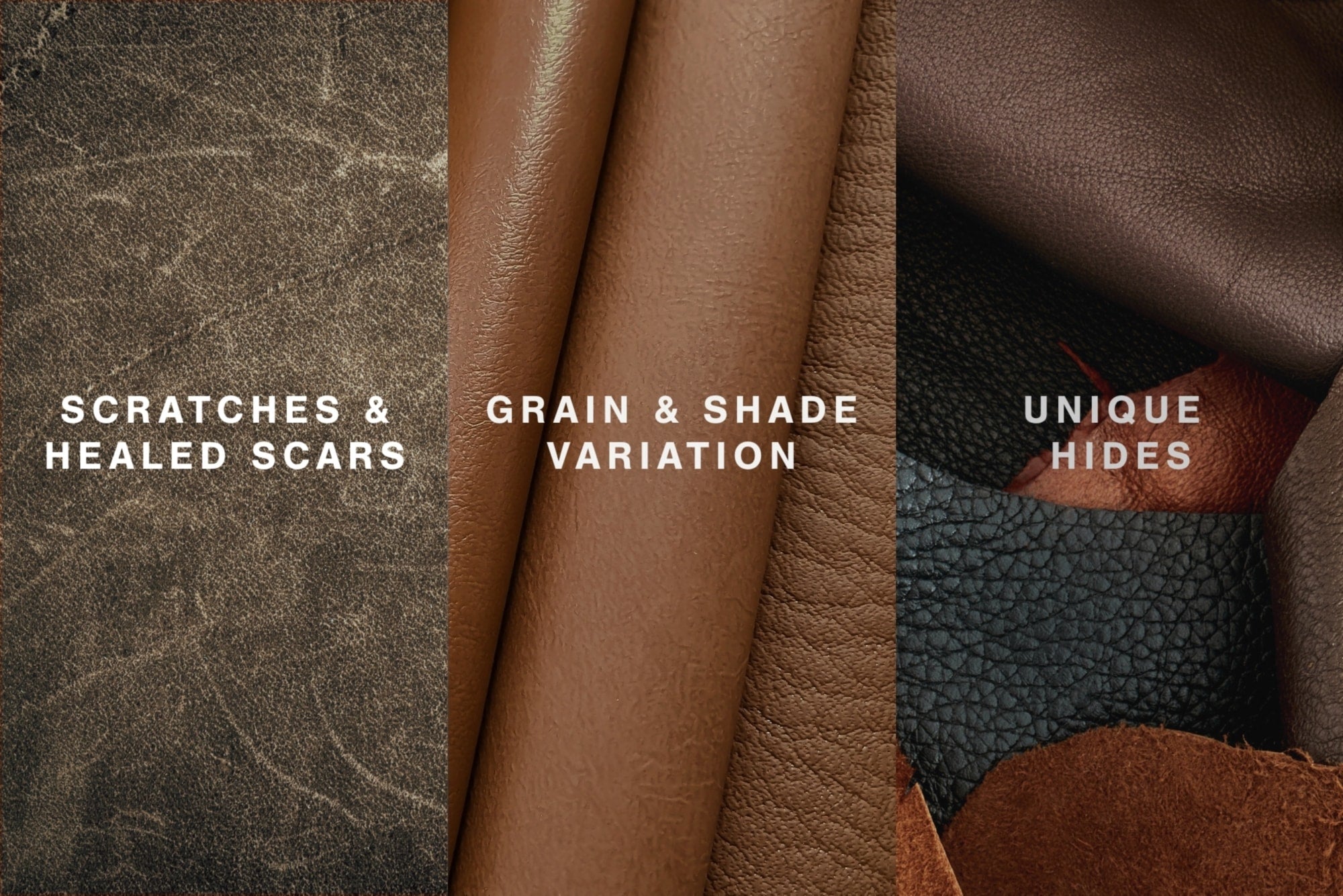 Genuine leather detail