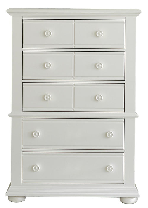 Liberty Furniture Summer House Oyster White 5-Drawer Chest