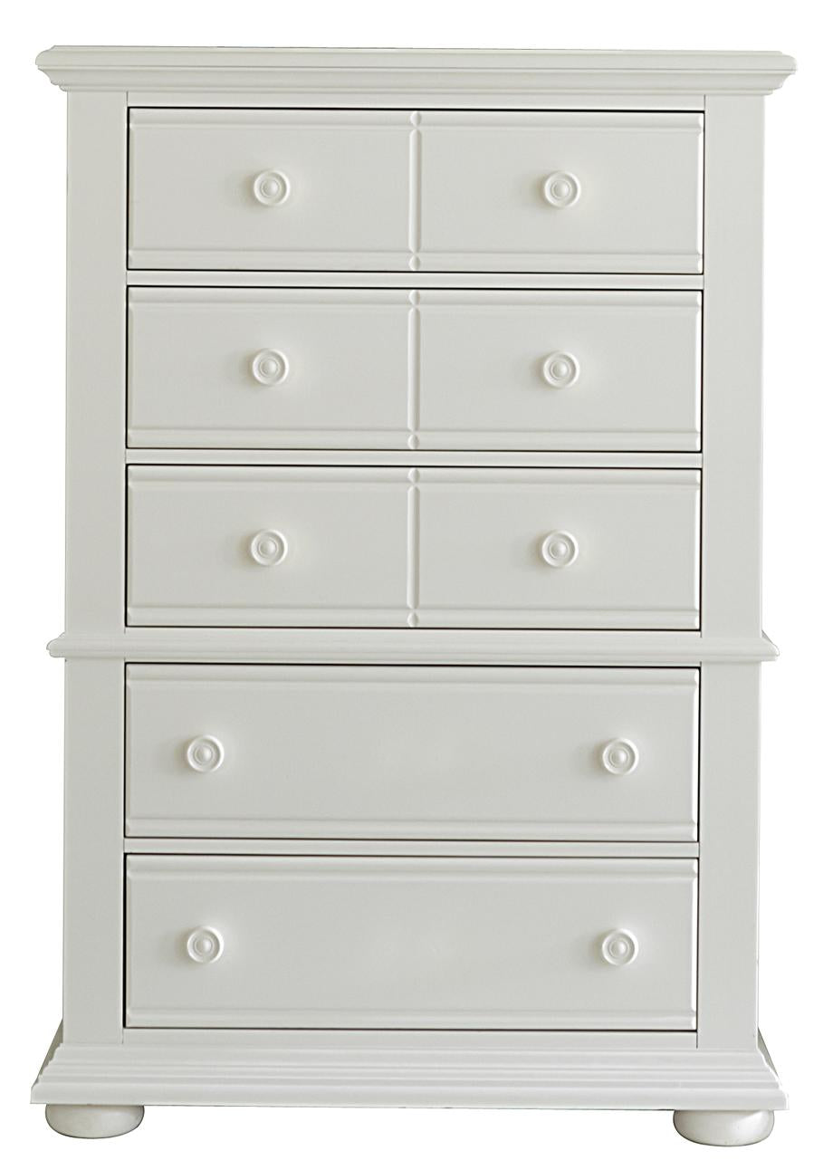 Liberty Furniture Summer House Oyster White 5-Drawer Chest