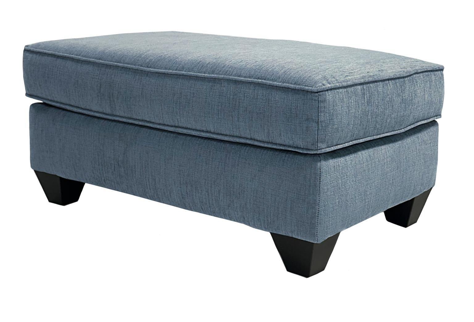 Albany Clearview Blue Ottoman