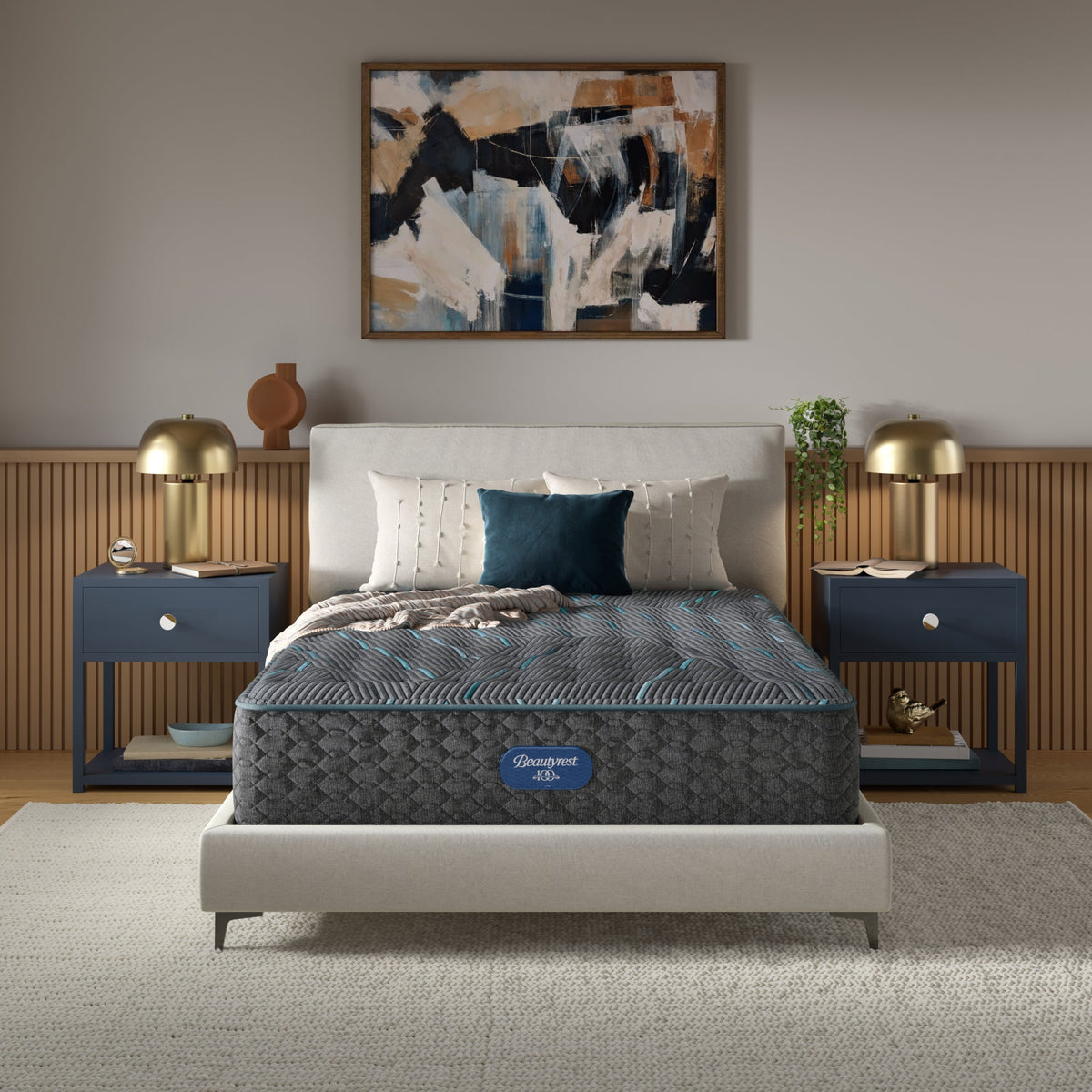 Beautyrest Level Two Medium 14-Inch Queen Mattress — product view