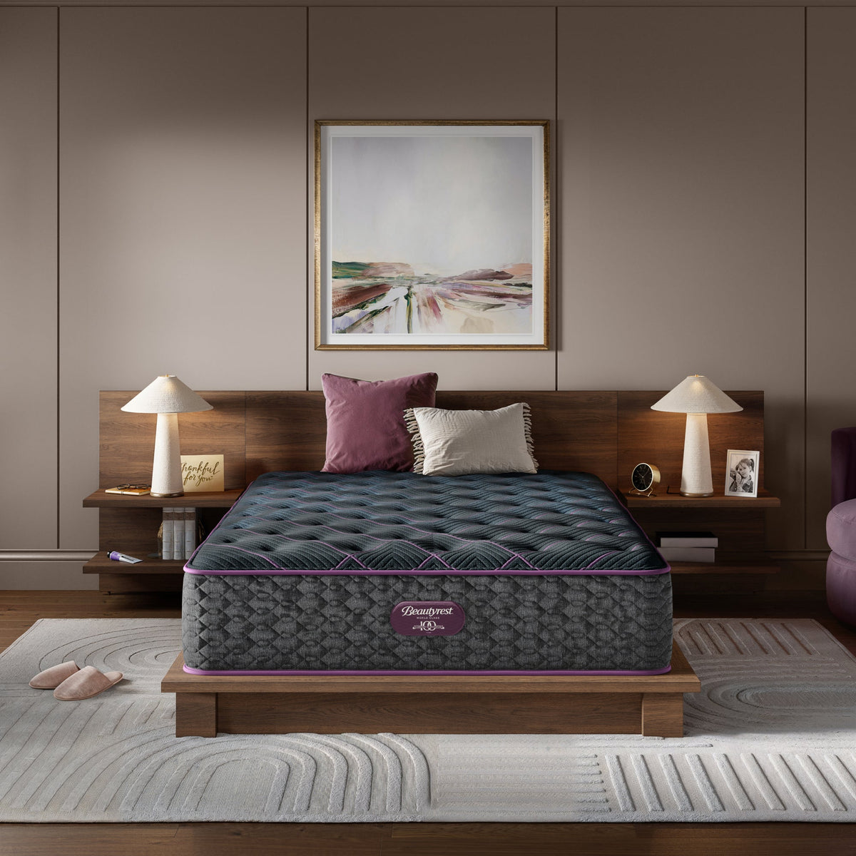Beautyrest World Class Level 3 Plush Tight Top 14.75-Inch King Mattress — product view