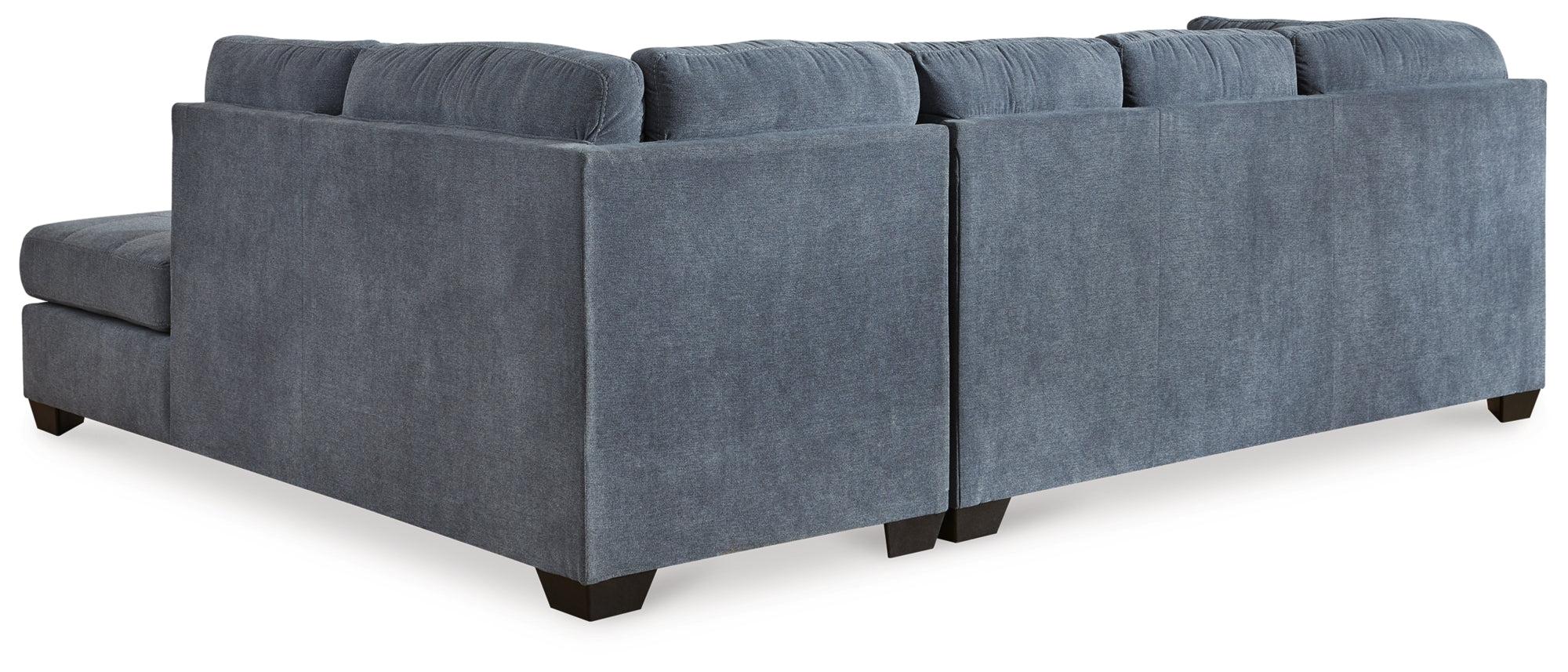 Ashley Marleton Denim Blue 2-Piece Sectional - back view