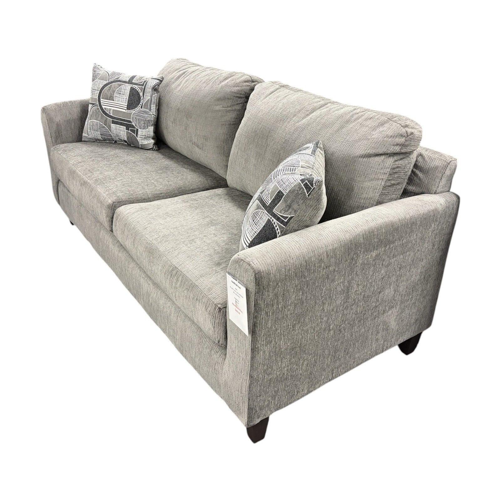 Affordable Furniture 3100 Sims Charcoal Gray Sofa