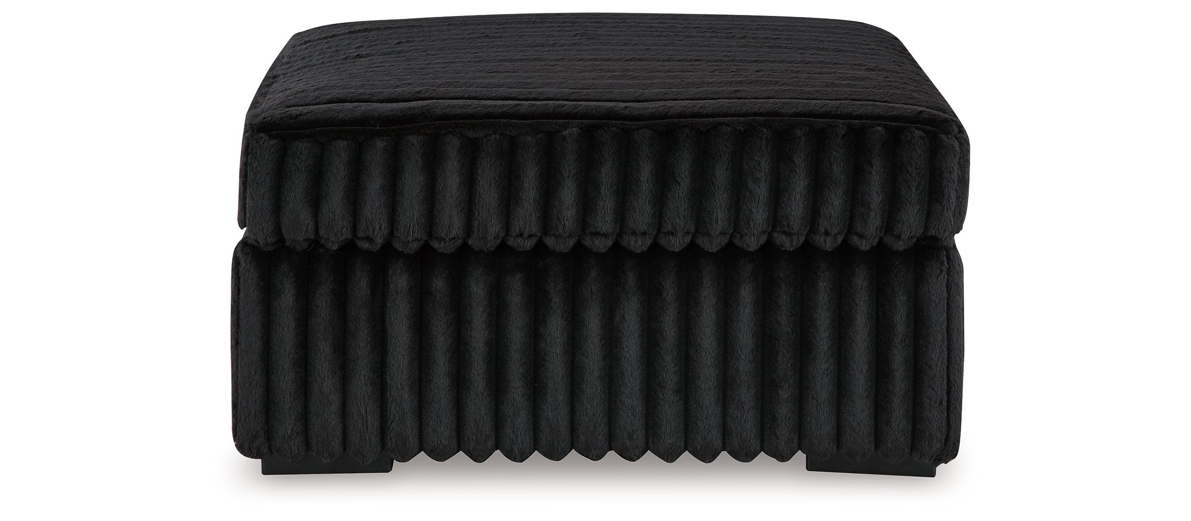 Midnight-Madness Oversized Accent Ottoman
