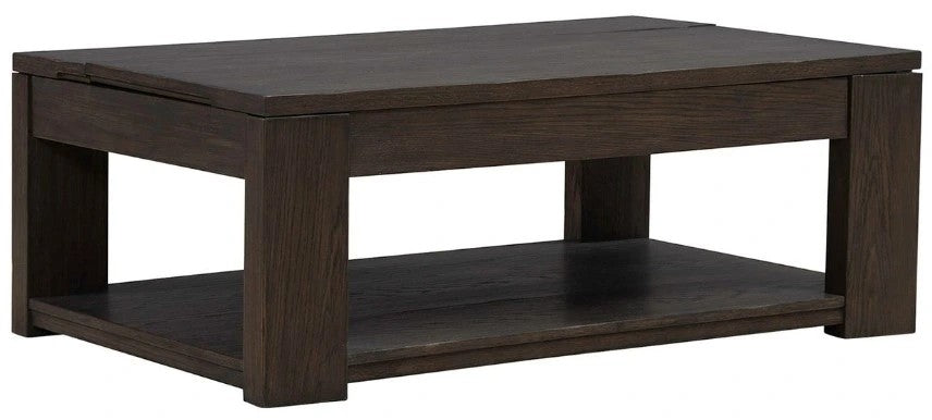 Liberty Furniture Dark Brown Lift-Top Cocktail Table — image 5