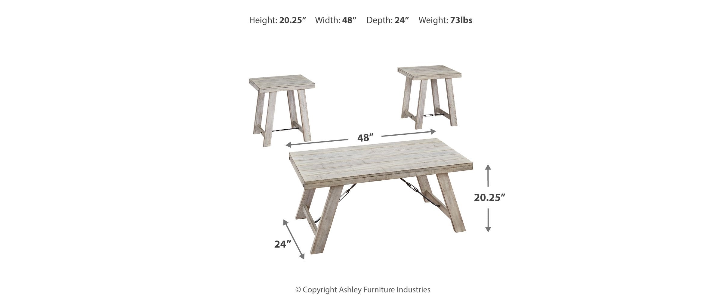 Carynhurst Table (Set of 3)