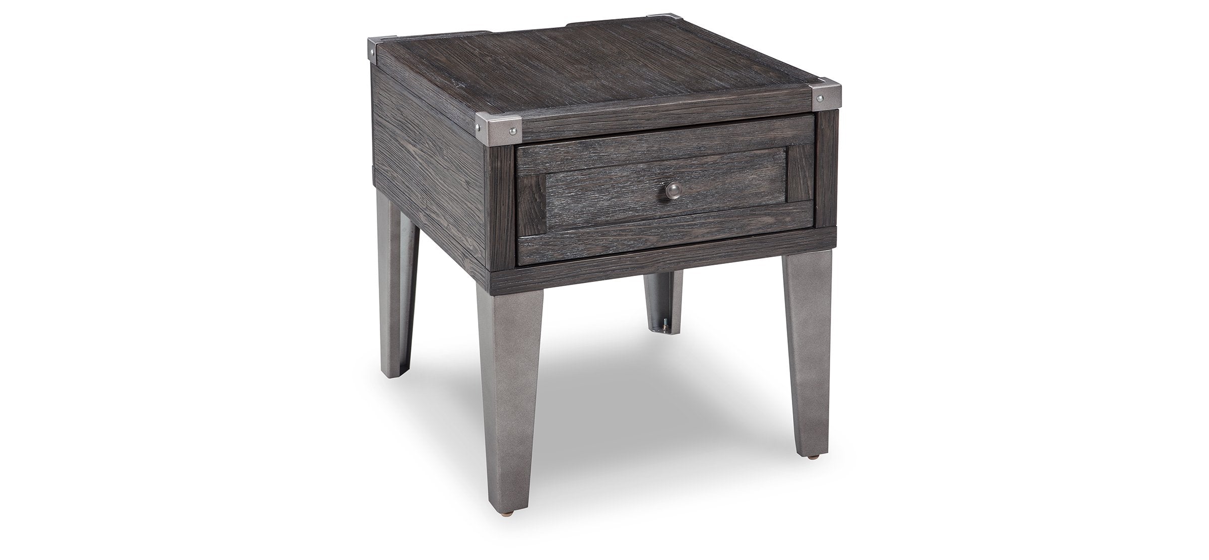 Todoe End Table with USB Ports & Outlets