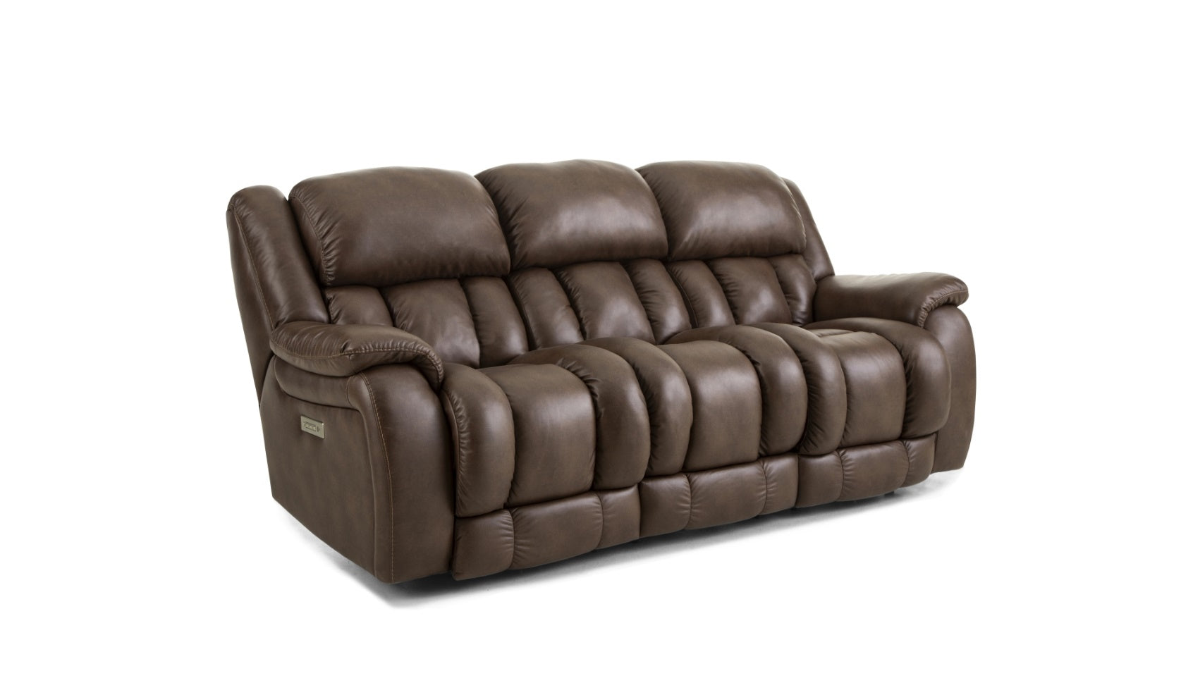 HomeStretch 2293 Mocha Power Reclining Sofa