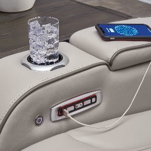 Boyington console - cupholder, USB charging & controls