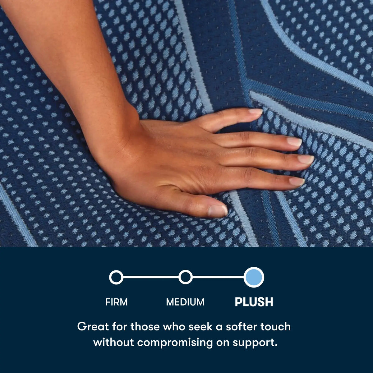 Serta iSeries NXG 2500 Hybrid Plush comfort feel